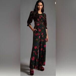 Farm Rio Long Sleeve Jumpsuit Size Large